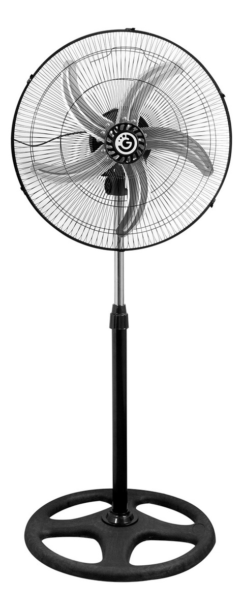 Pack X2 Ventiladores 3 En 1 Goldtech 5 Aspas Metálicas Negro Metal - Imagen 2