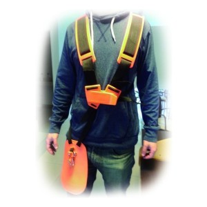 Arnes Doble Profesional Desmalezadoras Universal Raisman Naranja