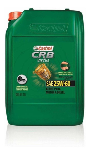 Aceite Castrol Viscus 25w60 X 20 Litros Ar Crb - Tyt - Imagen 3