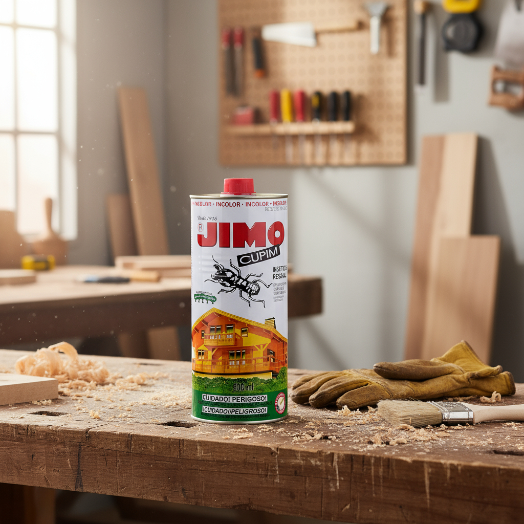 0,9lt Protector De Madera Cupim Polillas Taladros Insectos - Imagen 2