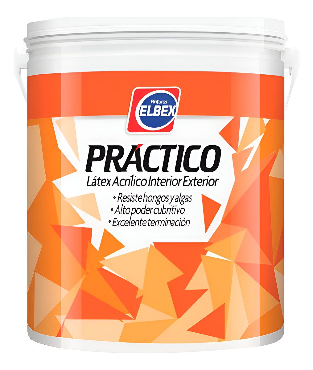 Elbex Práctico Látex Int/ext. X 18 Lt Color Blanco Mate