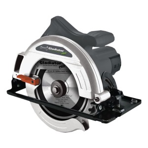 Sierra Circular Gladiator De 185mm 1200watts Plateado