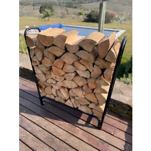 Rack Chico Para Guardar Leña Equus Color Negro
