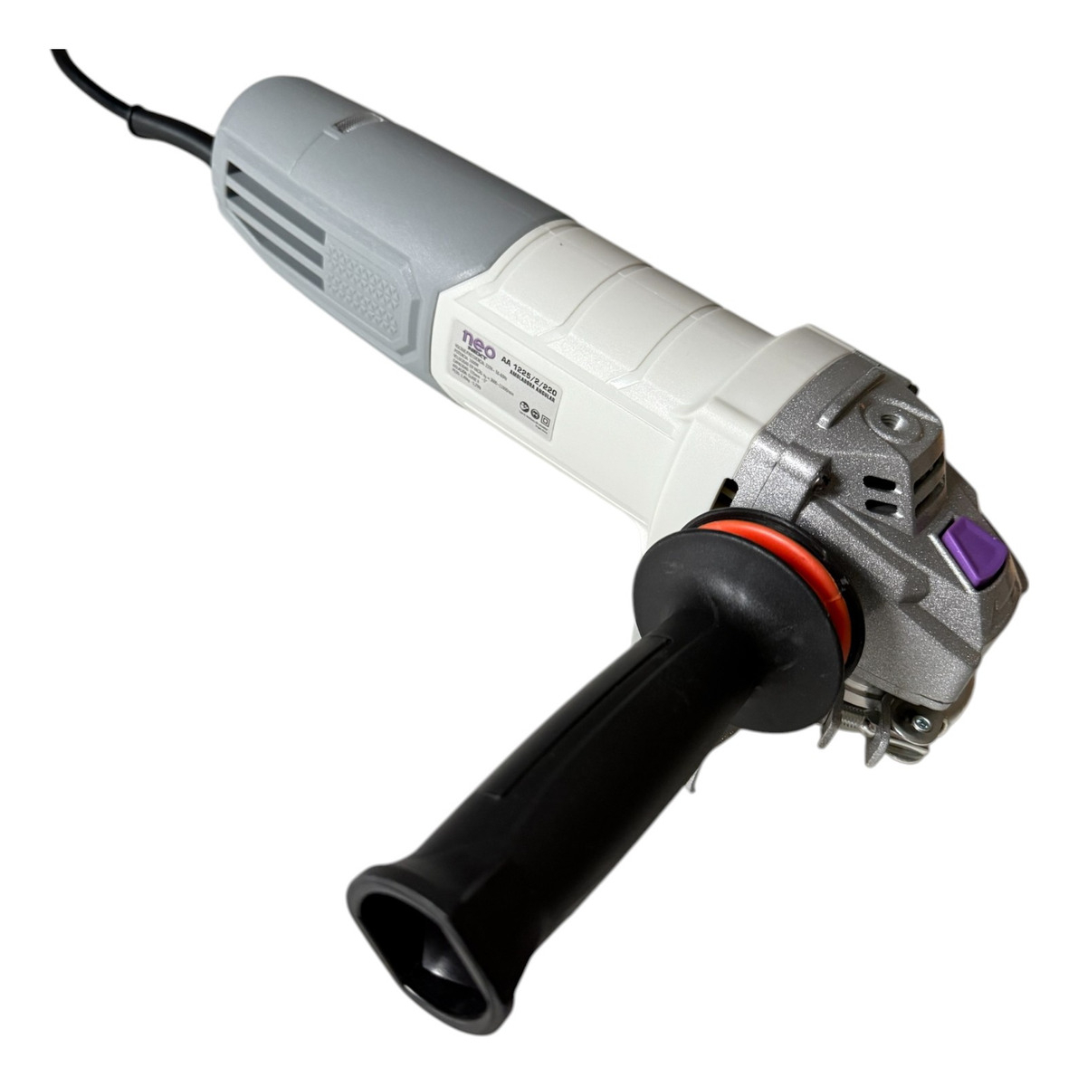 Amoladora Angular Neo Next 1600 Watts Aa1225/2/220 Gris - Imagen 5