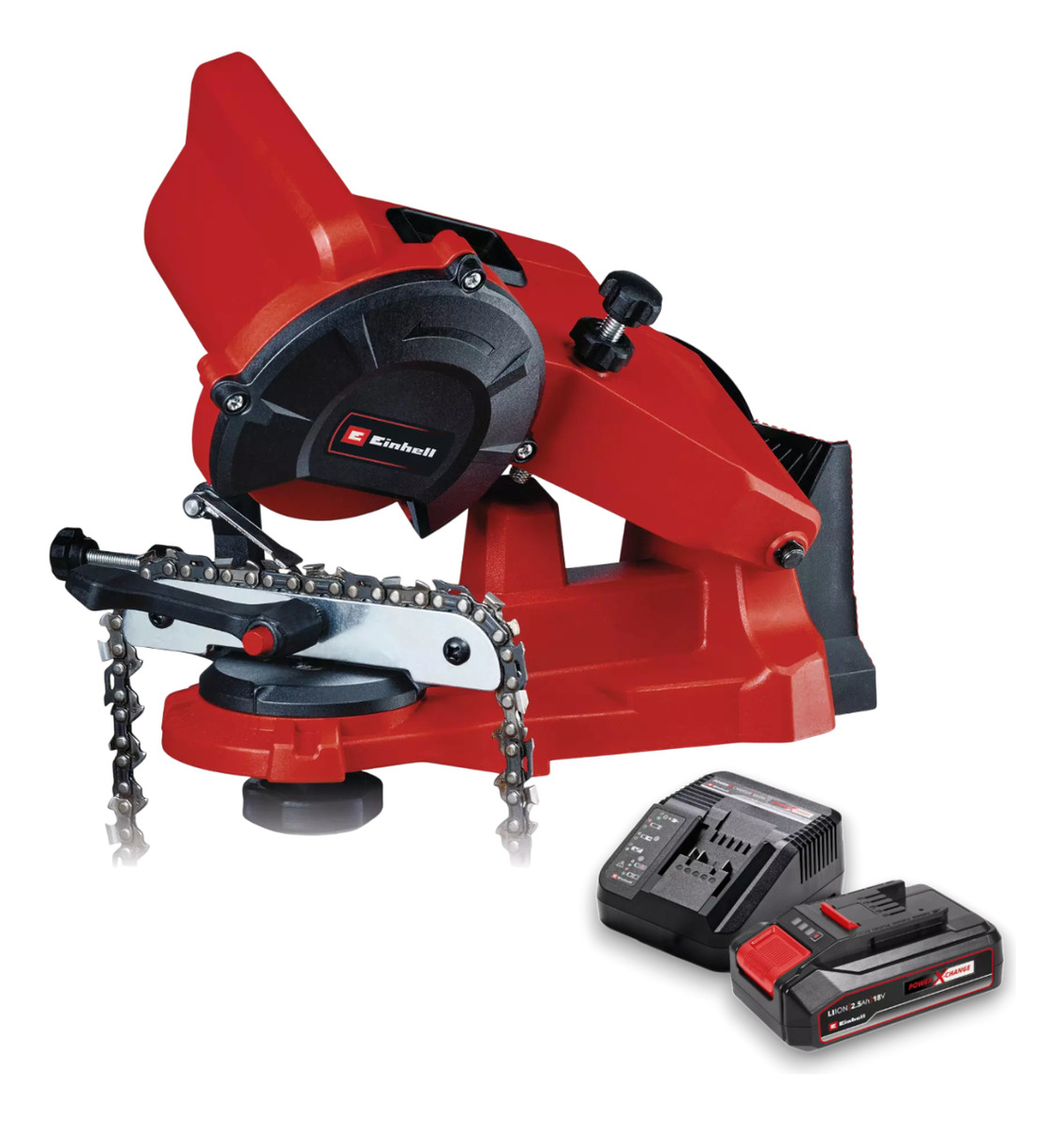 Afilador De Cadena Motosierra Einhell Ge-cs 18 Li Bate+carga