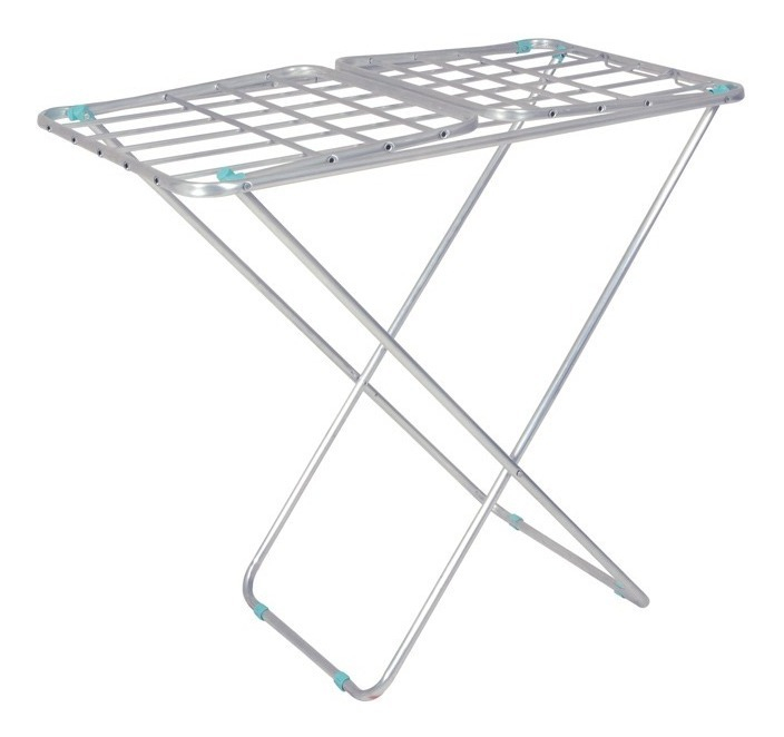 Tendedero Aluminio De Pie Piso Plegable Mor - Garageimpo - Imagen 2