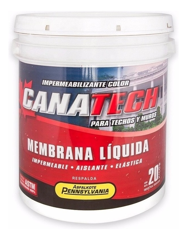 Membrana Líquida Impermeabilizante Antihongos Canatech Techos 20kg - Imagen 2