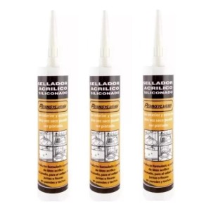 Caja 24 Selladores Acrílicos Siliconados 300 Ml Pennsylvania