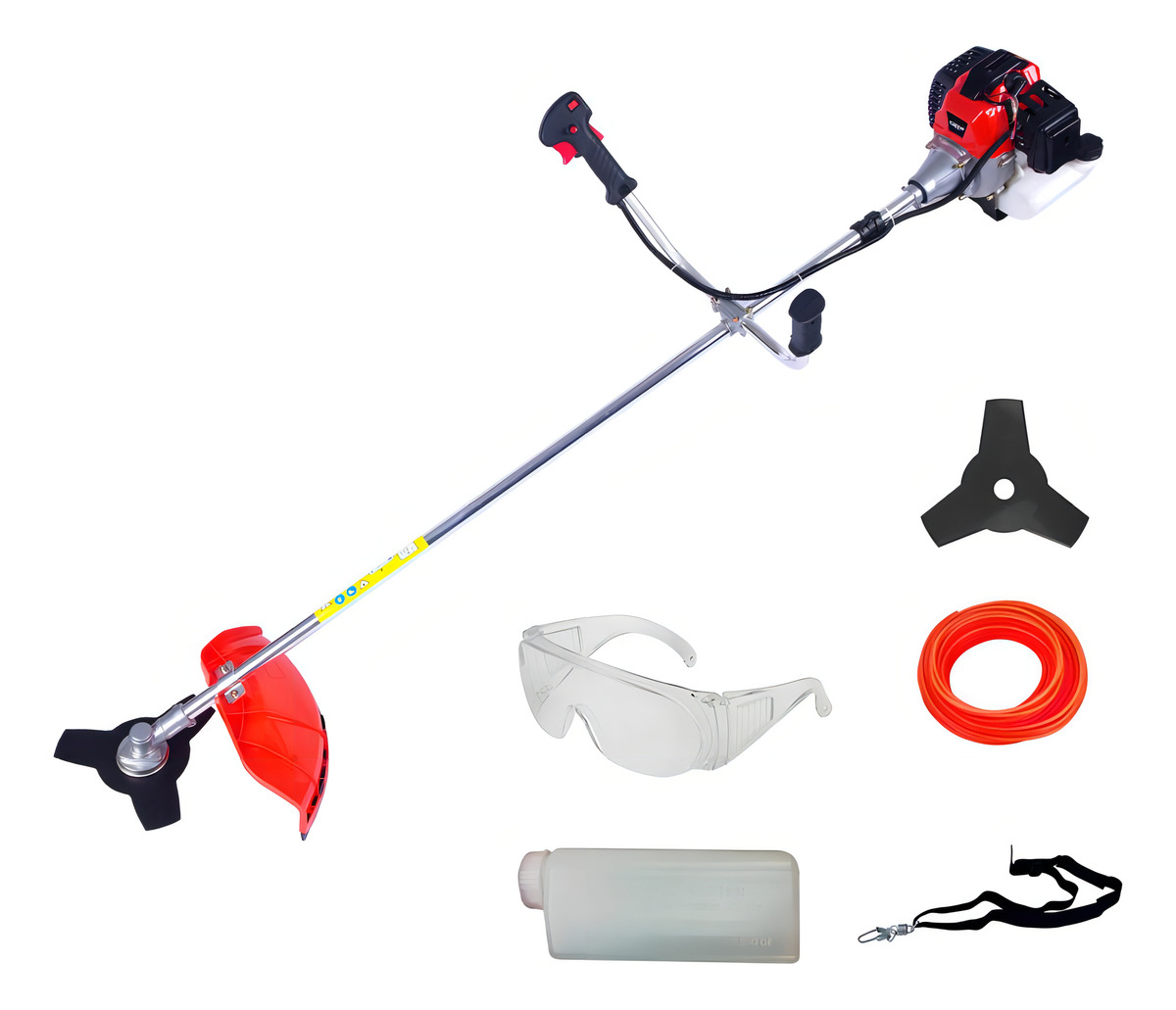 Desmalezadora Bordeadora Nappo Nafta 52cc Lentes Correa