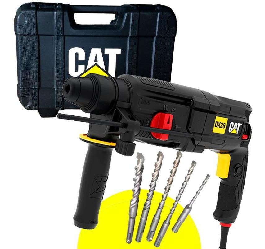 Martelete Sds-plus 800 W 26 Mm Maleta Dx26 Cat + Kit 5 Brocas