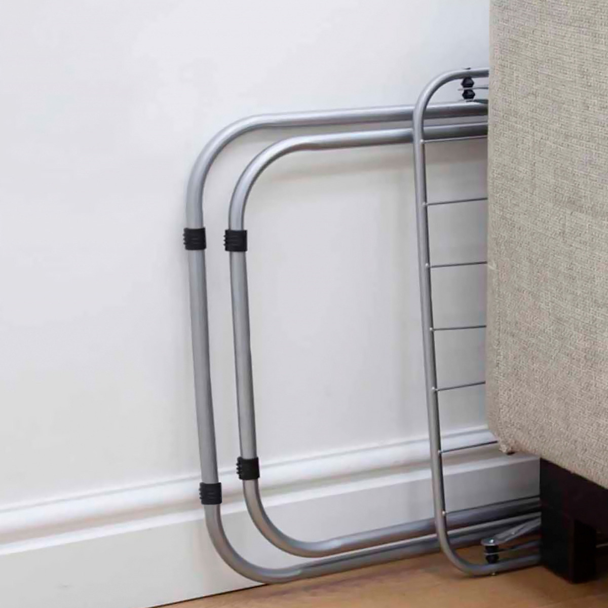 Tender Tendedero Plegable Extensible Con Alas Para Ropa 16 Varillas Gris - Imagen 3