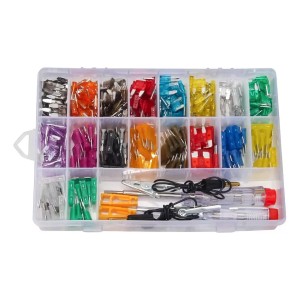 Fusible Enchufe Auto Automotriz Kit 306 Pz Surtidos C/tester