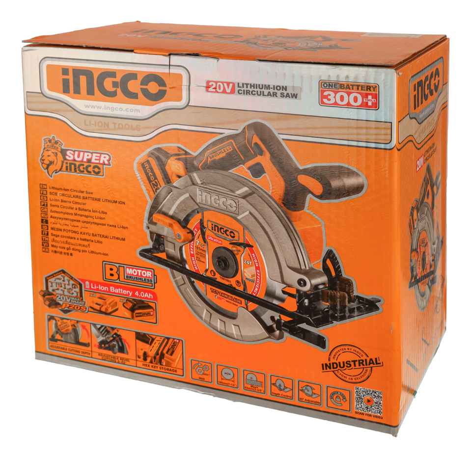 Sierra Circular Bat 4ah + Carg Csli18511 - Smf Color Naranja Claro - Imagen 2