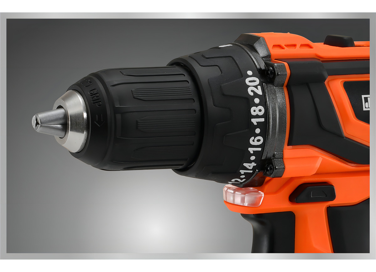Taladro Atornillador Inalambrico 18v Dowen Pagio Bateria One Color Naranja Frecuencia 50 Hz - Imagen 4