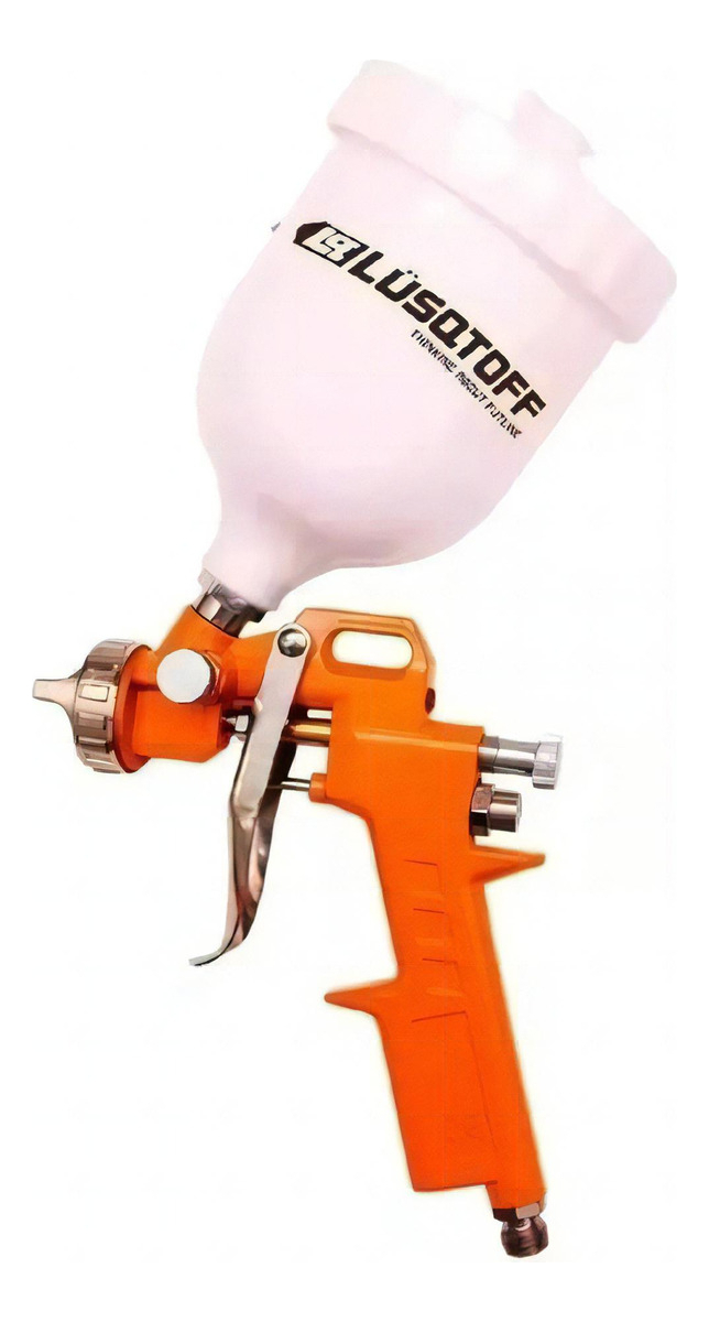 Juego Compresor Lüsqtoff Para Pintar - Kit 5 Piezas Color Negro Naranja - Imagen 4