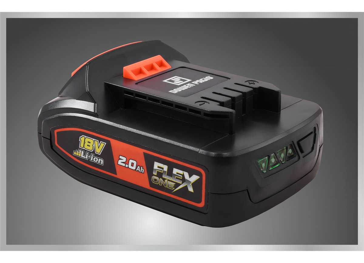 Taladro Atornillador Inalambrico 18v Dowen Pagio Bateria One Color Naranja Frecuencia 50 Hz - Imagen 7