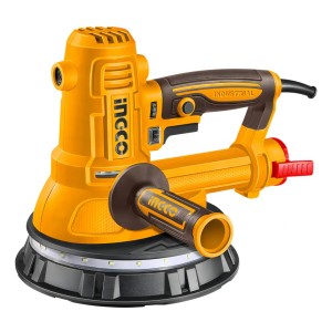 Lijadora De Yeso 850w 180mm 7 + Accesorios Ingco Dws10508 Co Amarillo