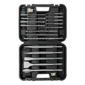 Juego Cinceles Puntas Mechas Sds Plus Cat 17 Pzs Maletin Sds