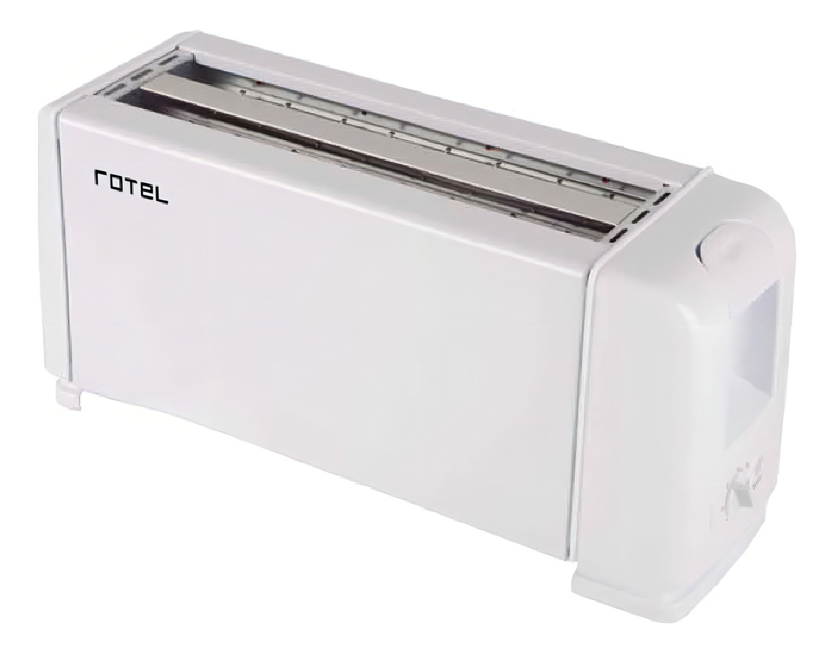 Tostadora Rotel Blanca 4 Panes 1300w 6 Niveles Con Descongelado Blanco