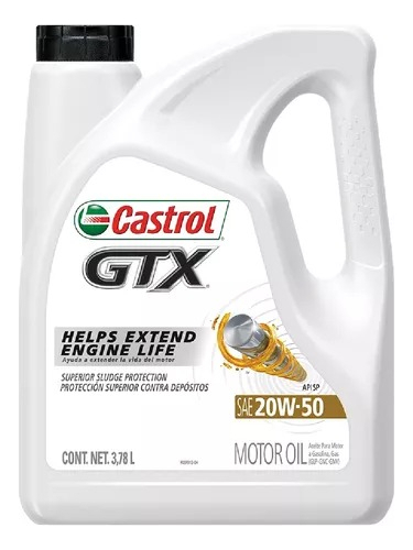 Aceite Mineral Gtx Castrol 20w50 3.71 Galon - Imagen 2