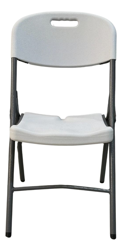 Silla Plegable Shorbull Plástico Blanca Resistente Reforzada Color Blanco Silla Plegable Blanca - Imagen 3