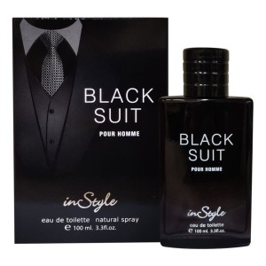 Perfume Instyle Black Suit 98ml Hombre Notas Amaderadas Frescas