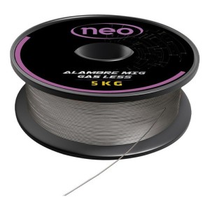 Alambre Flux Mig Suelda Sin Gas Rollo 0.8mm 5kg Industrial