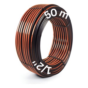 Caño De Riego Negro Plastiducto Manguesur 1/2 Modelo 3414 50m Pared Fina