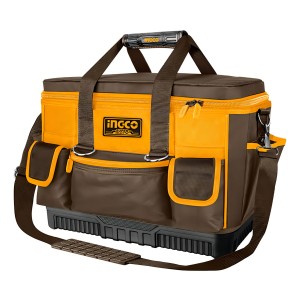 Bolso Industrial Porta Herramientas 16 PuLG Ingco Htbg10 Amarillo
