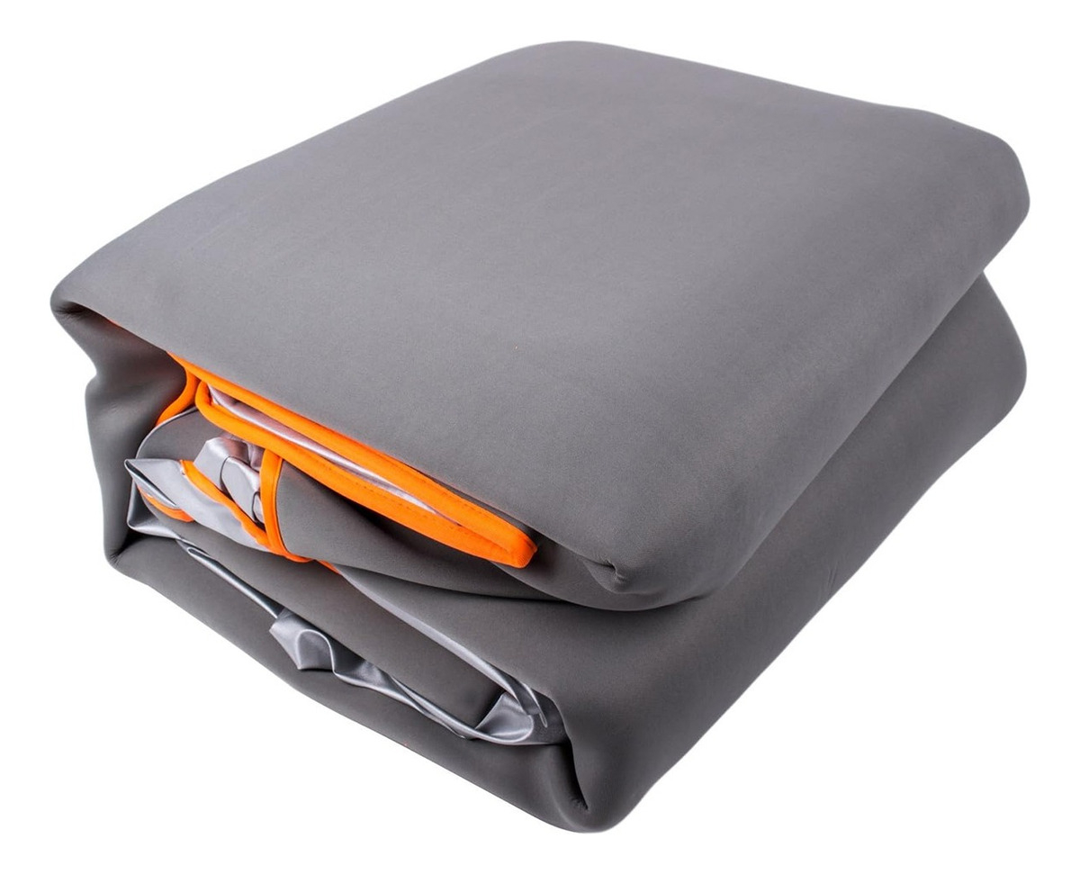 Cobertor Funda Cubre Auto Anti Granizo 5mm Espesor Talle M Plateado - Imagen 4