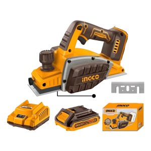 Cepillo Garlopa Carpintero C/ 2 Baterias 20v Ingco Crli204