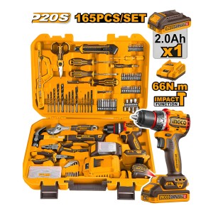 Kit Atornillador Percutor 20v (cidli20668) En Valija C/bat