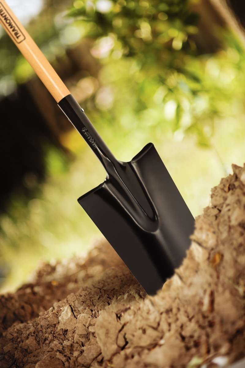 Pala Media Luna Tramontina Mango De Madera 71 Cm - Imagen 3