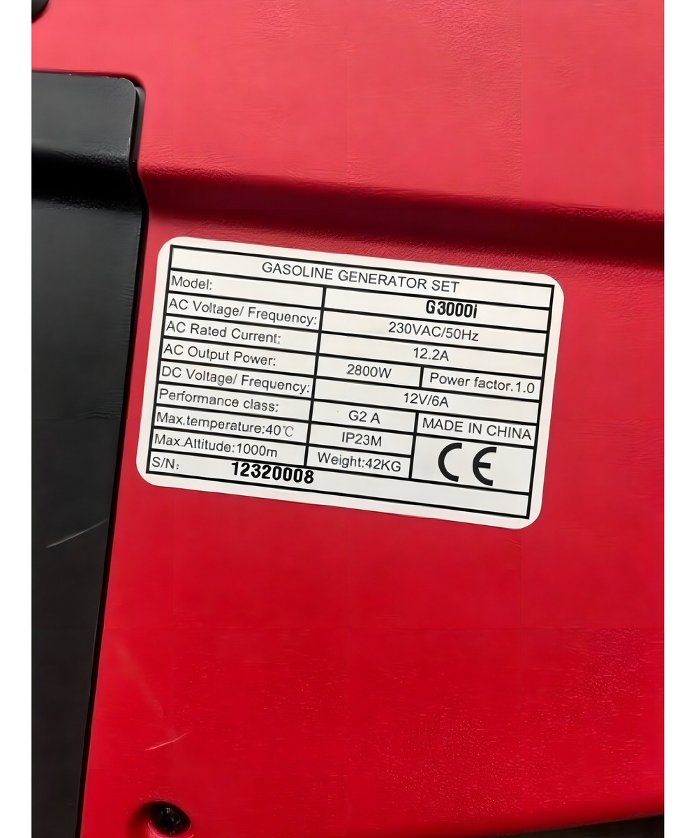 Generador Inverter A Gasolina 2.8/3kw Equus - Tyt - Imagen 4