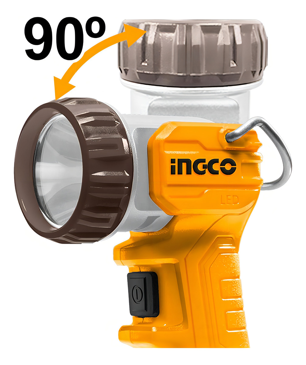 Linterna Led Inalámbrica 20v Bateria Amarillo - Imagen 3