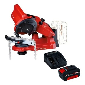 Afilador De Cadena Motosierra Einhell Ge-cs 18 + Bat 4 Amp Color Rojo
