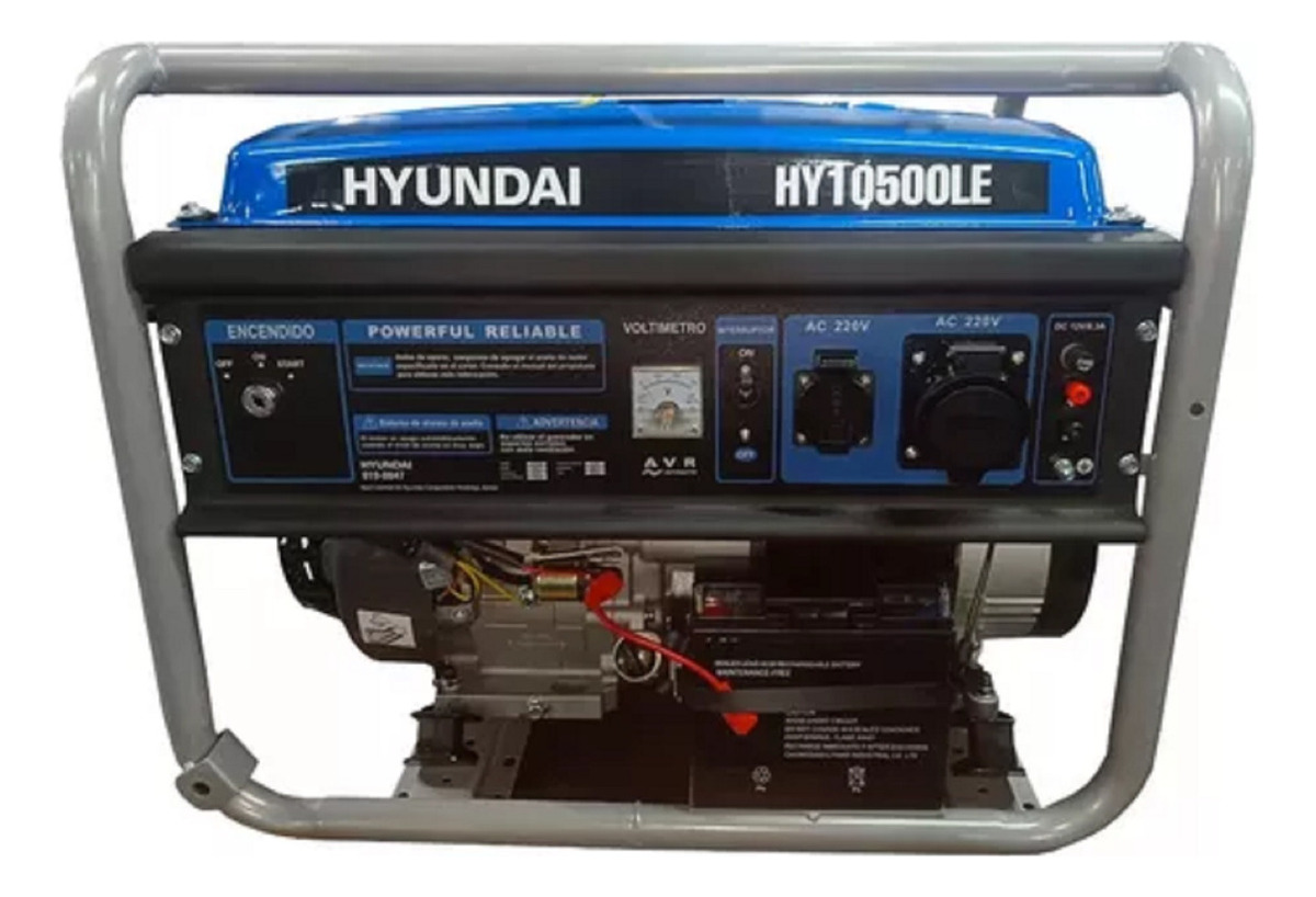 Generador Monofásico 10kw 220v 40l Hy10500le Hyundai - Tyt