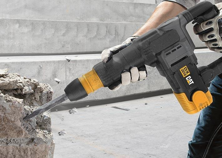 Combo Cat Martillo Demoledor + Juego 3 Cinceles Y Puntas Color Negro - Imagen 3