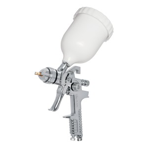 Pistola Eléctrica Para Pintar Gravedad Truper Profesional Pipi-441 De 500ml Color Plata 0w