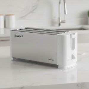 Tostadora Cuori Cuo3525 4 Panes Blanco 1300w Acero Inoxidable