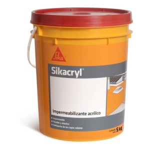 Impermeabilizante Acrílico Sikacryl Sika 5kg Color Blanco