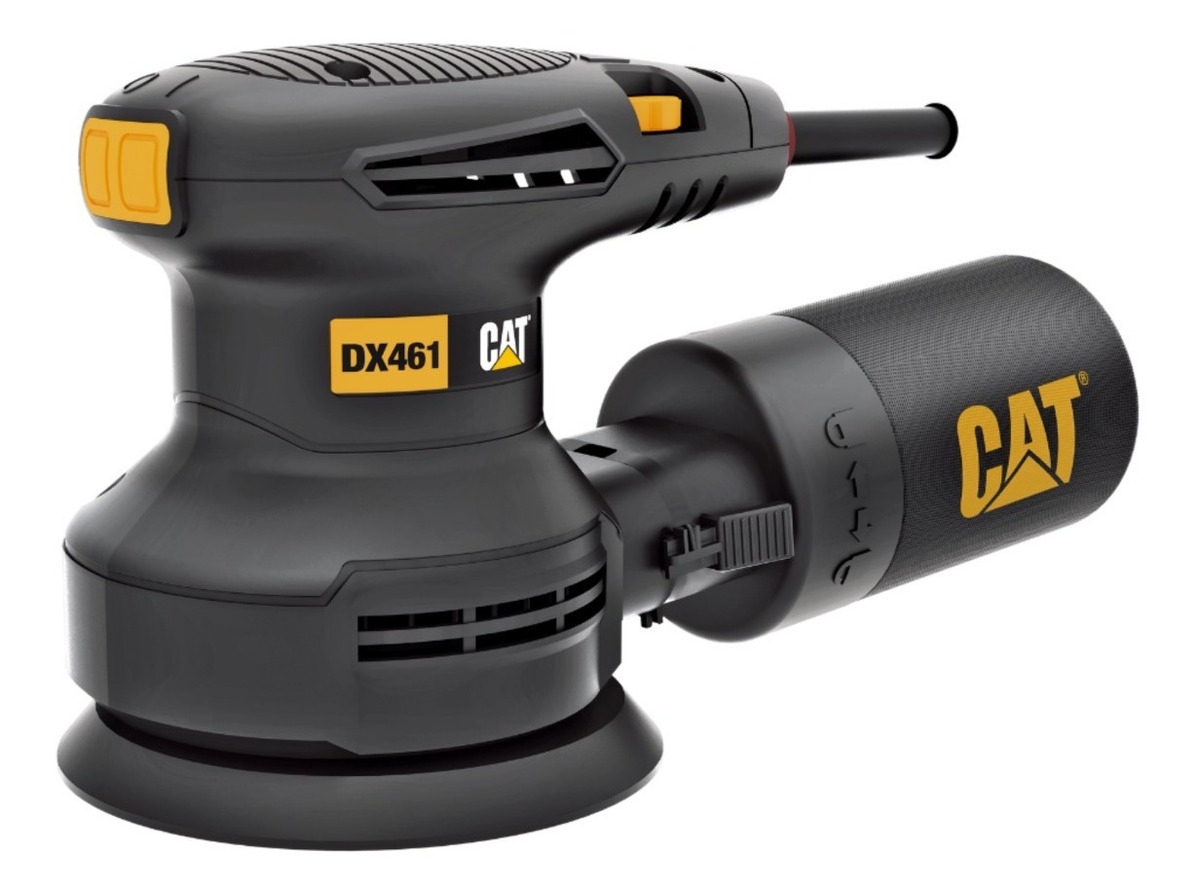 Lijadora Orbital Profesional 400w 14000rpm Dx461 Caterpillar Color Negro - Imagen 3