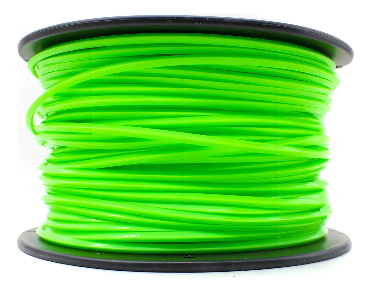 Tanza Bordeadora Cuadrada 3mm 100m Uruguay Color Verde Lima - Imagen 2