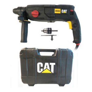 Rotomartillo Cat Dx26 800w 4 Funciones Maleta Profesional Negro