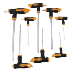 Juego Set De Llaves T Hexagonales Bola 8 Pzas Tolsen 20062