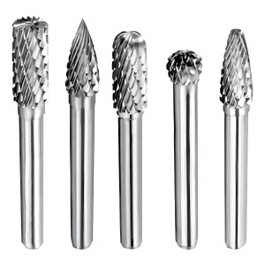 Set 5 Fresas Ingco Ing_hrrc0051 Rotativas Carburo Tungsteno