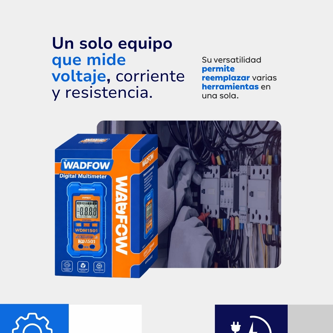 Tester Multimetro Digital Wadfow Wdm1501 - Imagen 10