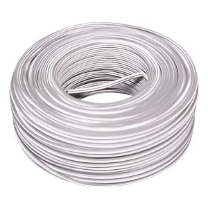 Rollo 100 Metros Cable Gemelo 2 X 2 Mm Color Blanco