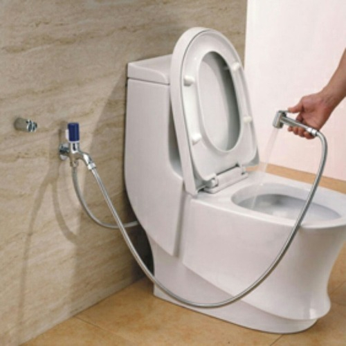 Ducha Higiénica Tipo Pistola Portátil Con Extensible P/bidet - Imagen 6