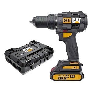 Taladro Atornillador Inalámbrico 18 V Caterpillar + Maletín